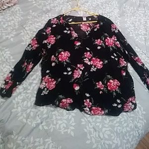 Floral old navy top